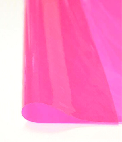 Pink Tinted Vinyl 10 Gauge PVC Transparent Plastic Fabric Sold by the Yard 54″