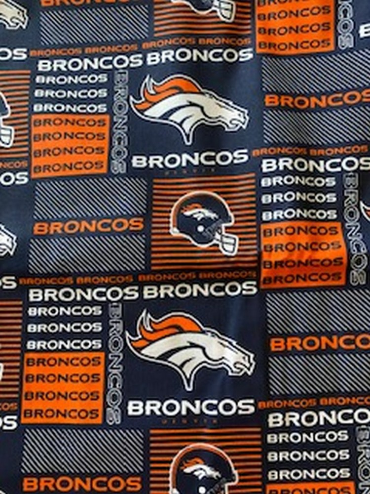 NFL Denver Broncos New Design Cotton Fabric 1/2 Yard x 56″ Wide