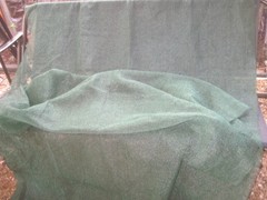 Green Mesh Fabric 4.5 ft. x 13 ft.Long, Perfect to Create a Small Privacy Area