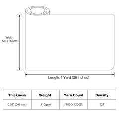 Thickened Waterproof Canvas Fabric by The Yard 1200D 58″ W Outdoor Upholstery Ma