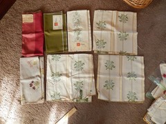 MIXED LOT 7 ASSORTED STYLES COLORS UPHOLSTERY/DRAPERY FABRIC SAMPLES WESTGATE