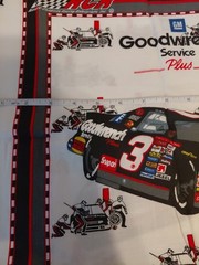 Nascar Sewing Pillow Panel #3 Goodwrench Childress Racing RCR