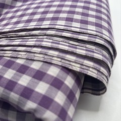 3 yards 43” wide Purple Gingham Fabric Cotton or Blend