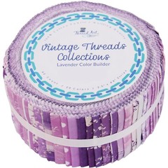 ThreadArt Jelly Roll Fabric for Quilting Crafting Sewing 40 Precut Strips