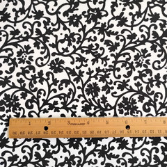 Premier Prints Fabric Seville Black/White 58″ x 72″ 2 yds. Decor
