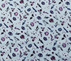 Princess Print Fabric by the Yard Woven Rayon
