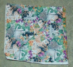 Fabric Remnant Wild Wings Susan Bourdet Springs Creative Products 1 Yd Cats