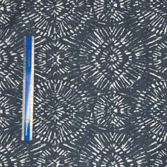 Premier Prints Outdoor Borneo Fabric Navy Blue White Batik Sunburst DIY 4.75+ yd