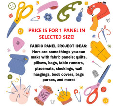 Kpop Demon Hunters Fabric Panel for Quilting Sewing Crafting Quilt Block KPOP1