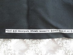 5067. JG MOTORSPORTS Front & Back NASCAR PILLOW – approx. 15-1/2″ Square