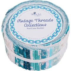 ThreadArt Jelly Roll Fabric for Quilting Crafting Sewing 40 Precut Strips