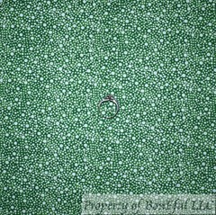 BonEFul FQ Cotton Quilt Green Calico Flower Tonal Texture Blender Small Tiny Dot