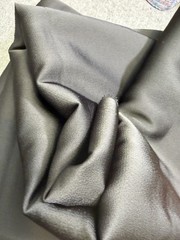 3 Yards Black Satin Bonded Fabric Nylon Cotton Backing 50 Inches wide