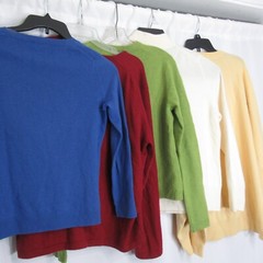 Cashmere Sweater Cutter Craft Lot Stains Holes Recycle Upcycle Crafting 2.5 Lbs