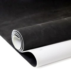 Suede Auto Headliner Fabric with Foam Backing – Interior 54″ L × 60″ W 1 Black