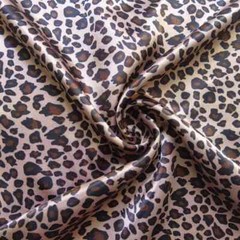 58” Wide By Yards Africa Leopard Fabric Satin Charmeuse Material Scarf Lining