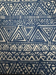 Mill Creek Fabric Boho Print Canvas Remnant 18 x 52” Home Decor Medium Weight