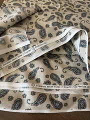 Vintage Cranston Print Works Company Paisley Fabric