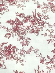 Faye Liverman for Marcus Brothers Textiles Inc Rose Toile Fabric, 3 yards,