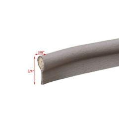 Supra Boat Puff Cord Welting 124217 | Graphite 3/8 x 3/4 Inch (YD)