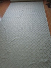 Light Lime Green Arabesque Decorators Fabric by the yard