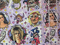 Custom 100% Cotton Woven Fabric Labyrinth Movie By The 1/4 Yard 9×56