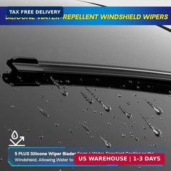 5 PLUS® Silicone Windshield Wipers Replacement for 2016 2017 2018 2019 2020 2021