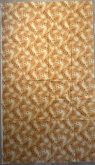 Vintage Fabric Animal Tracks Bear Deer Paw Foot Prints Hancock Fabrics 75×43