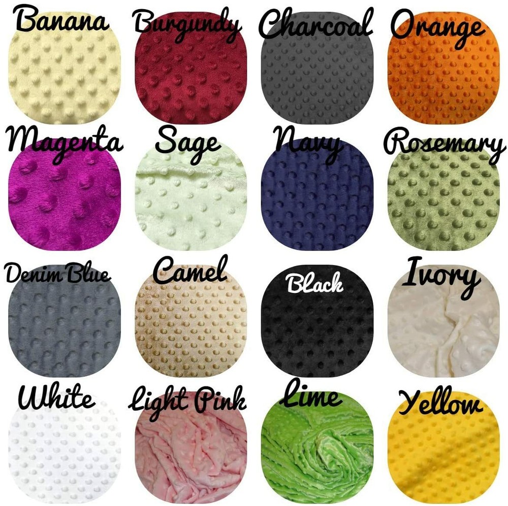 Minky Dimple dot soft cuddle Fabric BY THE YARD 60″ wide