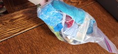 Fabric scraps and remnants, about 1 pound random cottons *FS7*