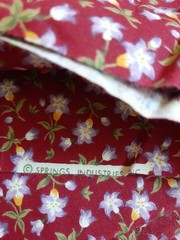 Mixed Lg lot fabric 100% cotton Floral Flowers Hearts Springs Indust Faye Burgos