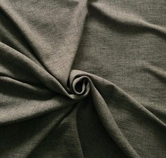 Olive Green “Linen-Textured” Light Polyester Fabric For Garments