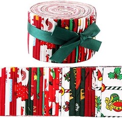 Jelly Roll Fabric, Pre-Cut Jelly Roll Fabric Strips for Quilting, Jelly Rolls…