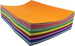 flic-flac 48PCS 8 x 12 inches (20 x 30cm) Assorted Color 20cm * 30cm, 48pcs