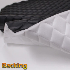 Faux Leather Fabric PVC Foam Backing Quilted Vinyl Car Auto Interior Decor