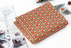 Christmas Star Patterned Fabric made in Korea by the Half Yard
