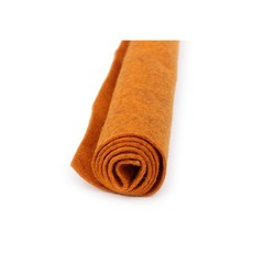 Pumpkin Spice Orange – Wool Felt Oversized Sheet – 20% Wool Blend – 1 12×18 i…