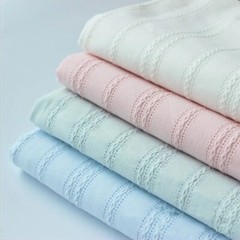 58” Wide Jacquard 100 Cotton Fabric Soft Dress Shirt Children Clothing Material