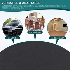 64″ Vinyl Faux Leather Foam Back Auto Upholstery Fabric Car Headliner By Yard