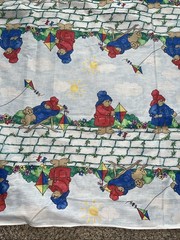 Paddington Bear fabric 1-2 Yards 60” Wide Kites Sun Outside Juvenile