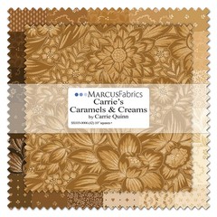 Marcus Fabrics – Carrie’s Caramels and Creams – (42) 10″ Fabric Squares