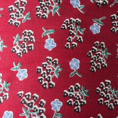 2 Pieces of Cotton/Cotton Blend Floral Fabric approx 3 Yds Total 44″ Wide