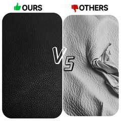 Black Waterproof Faux Leather Fabric Boat Upholstery Marine Vinyl 54″ Wide