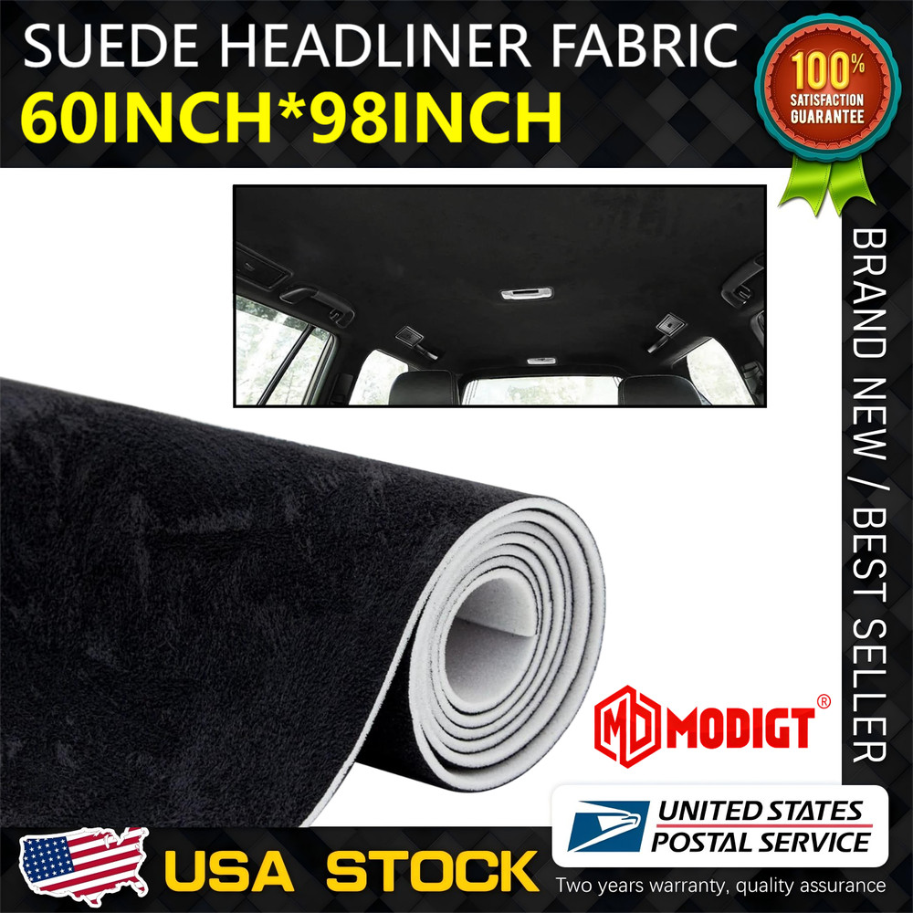 Fabric Upholstery Repair Replacement Kits for Car Ceiling Fabric Repair 98″x60″