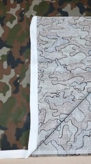 Camouflage Novelty Print Cotton Fabric 1/4 Yard 9” X 44” Brand New