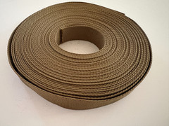 Coyote Brown Webbing 1 Inch Mil Spec 11 Yards TEXCEL Ind. USA Made