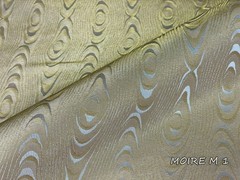 Greek Moire Metallic Fabric with a wavy look (5 variations)