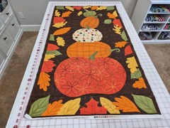 33 Sandy Gervais Moda Pumpkins Gone Wild Fat Quarters + 2 Panels OOP