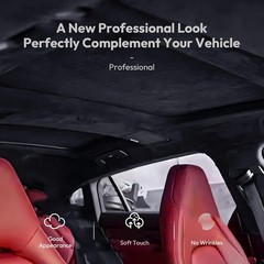 High Quality Dark grey Suede Headliner Fabric Car Interior Roof Liner Upholstery