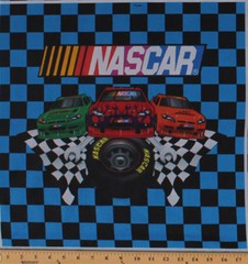 17.5″ x 90″ Panel NASCAR Speedway Checkerboard Racing Flags Nylon Fabric A103.07